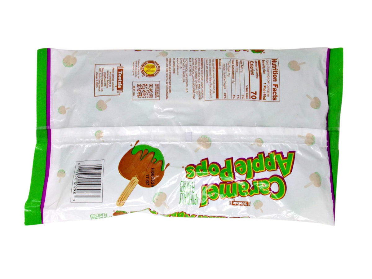 Tootsie Roll Caramel Apple Pops - 20 Count Bag, 12.7 Ounces, Sweet