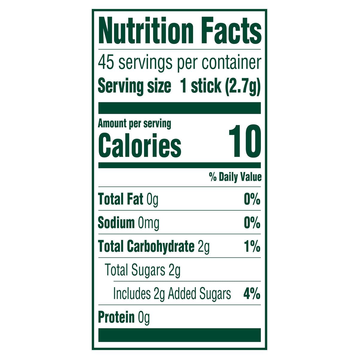 Spearmint Wrigley'S Gum (3 Pack Of 15 Stick Pack), 45 Count