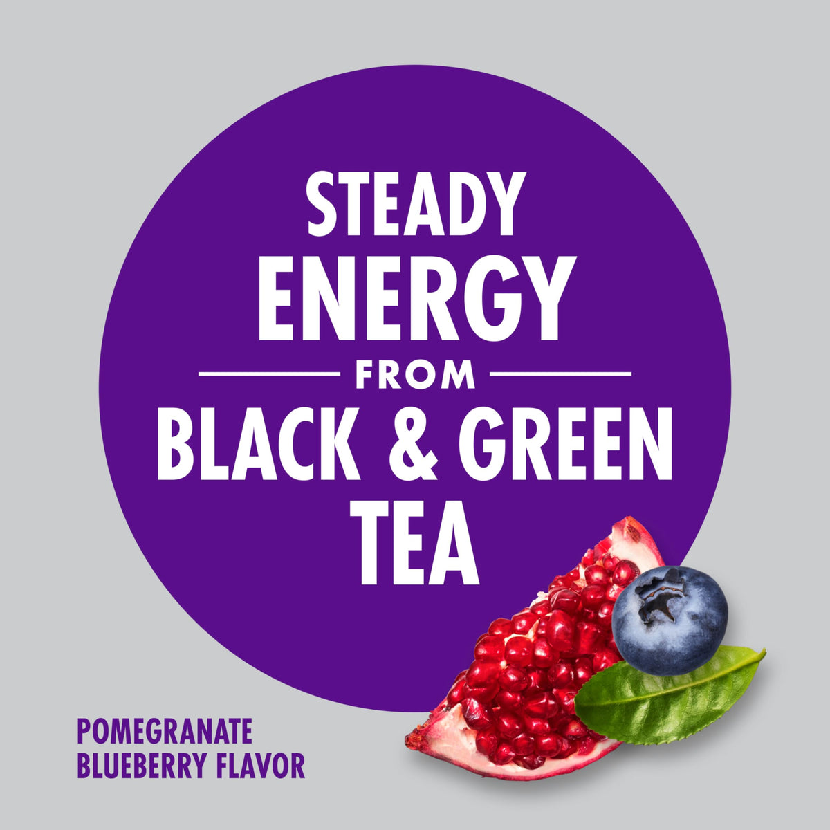V8 Energy Drink, Pomegranate Blueberry, 8 Fl Oz Can, Pack of 12