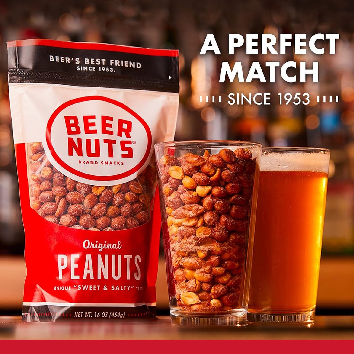 malt-inspired NUTS Original Bar Mix, Crunchy Pretzels, Cheese & Sesame Sticks, Roasted Corn Nuts, Peanuts, 8oz, Travel Size