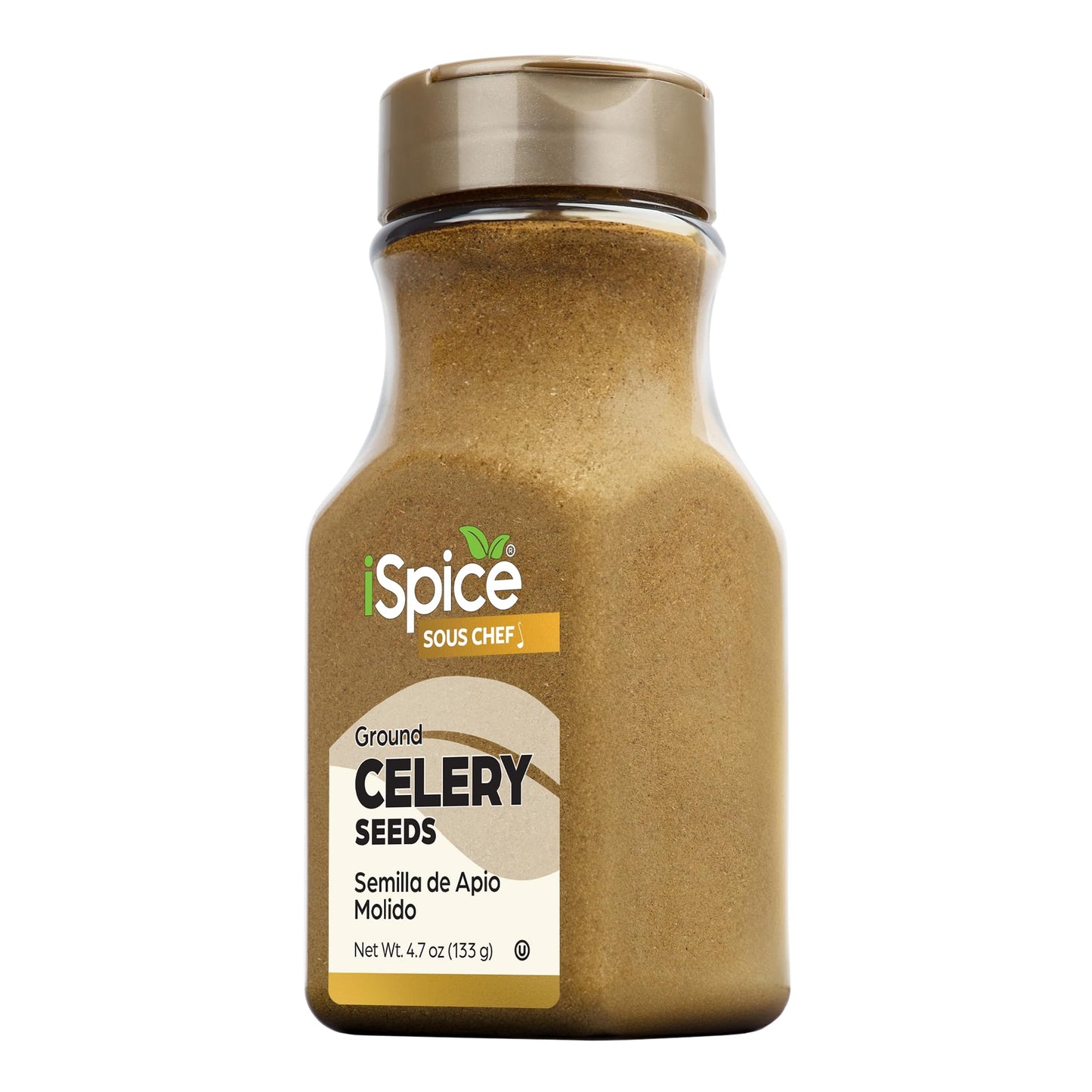 Ispice | Celery Seed Ground | Kosher | Gourmet Spice | Kosher (4.7 Oz)