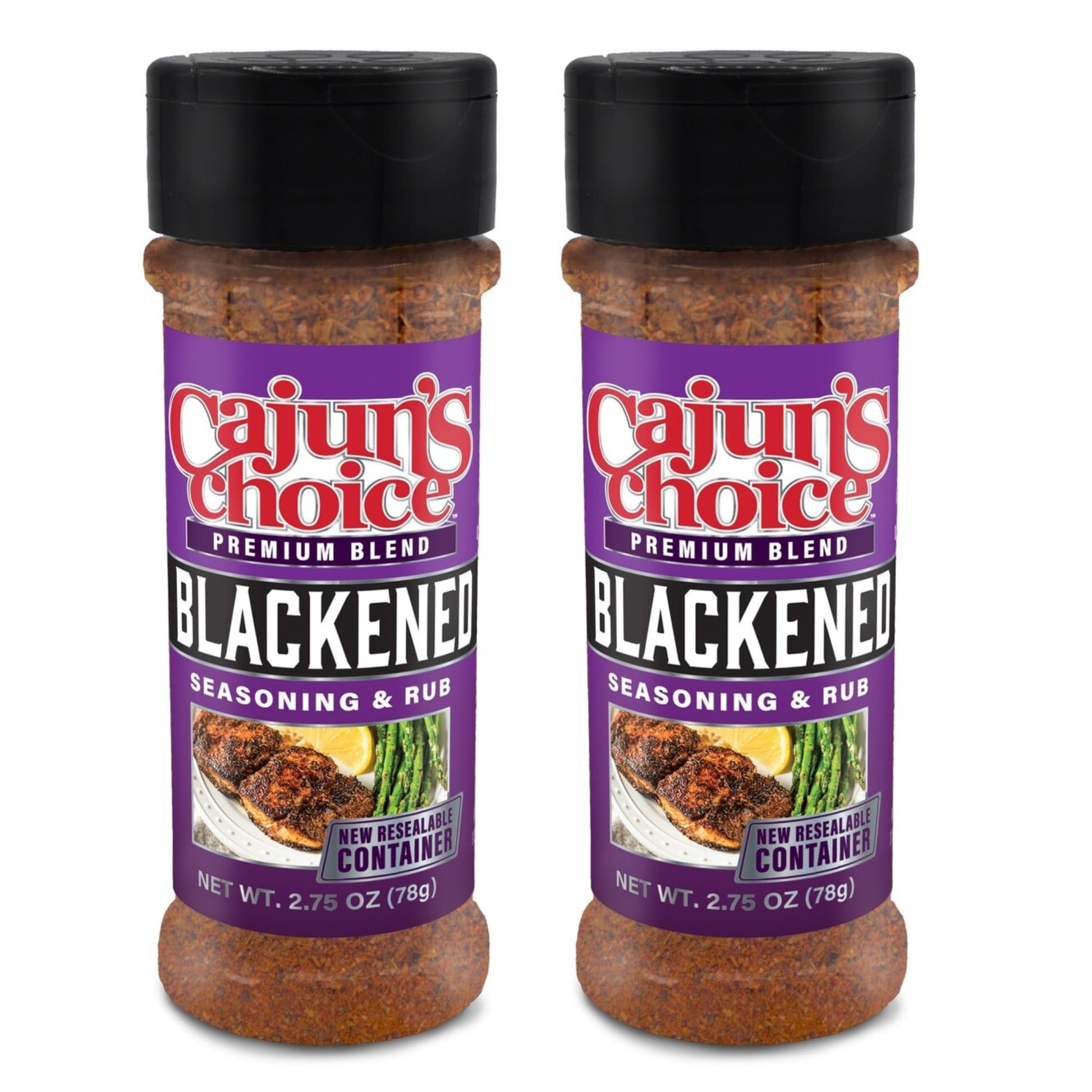Blackened Seasoning 2.75 Oz Cajun'S Choice Louisiana Foods (2 Pack)