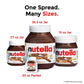 Nutella Hazelnut Spread With Cocoa For Breakfast, Bulk 120 Pack, 0.52 Oz Mini Cup