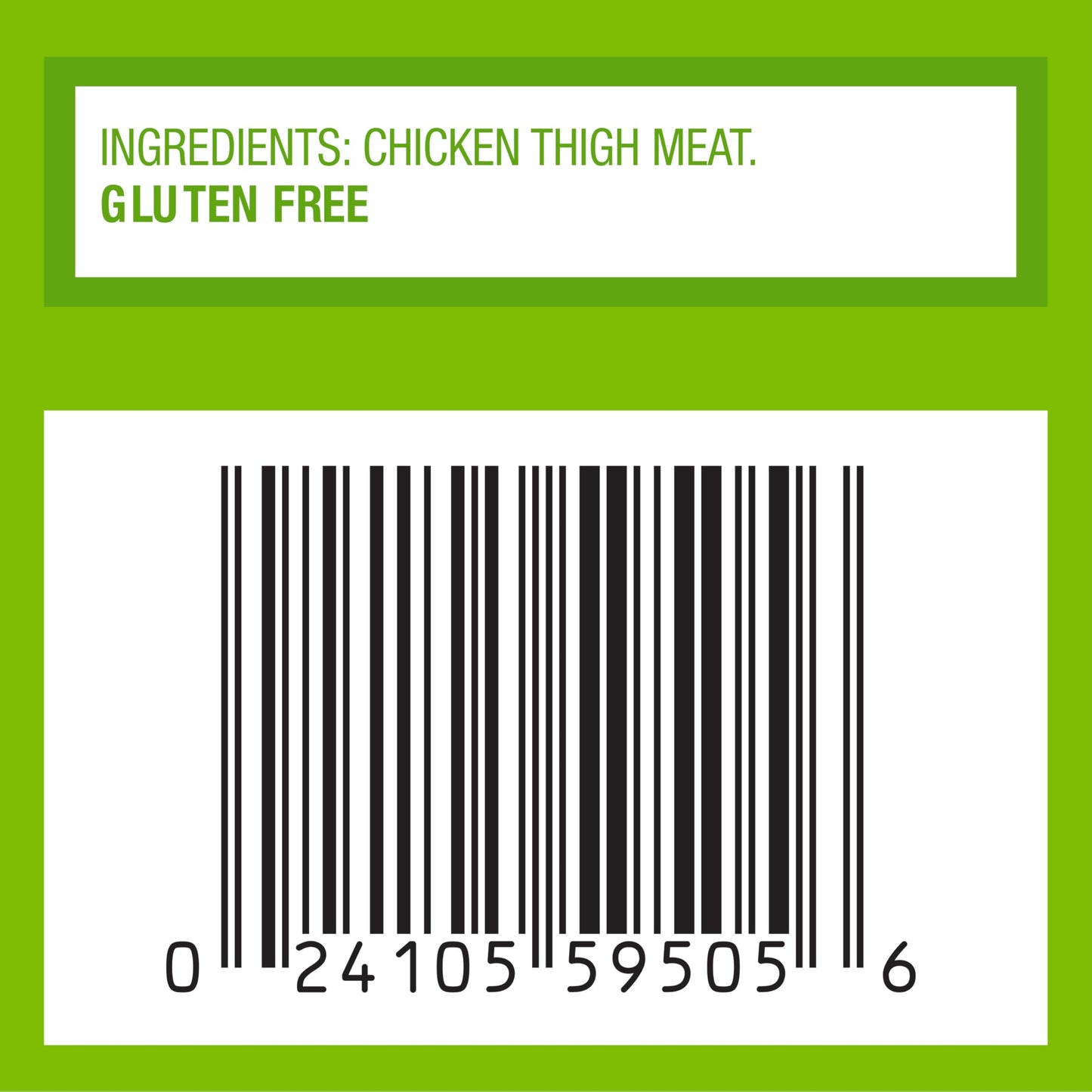 Just Bare Natural Fresh Chicken Thighs | No Antibiotics Ever | Bone-In | 1.25 LB