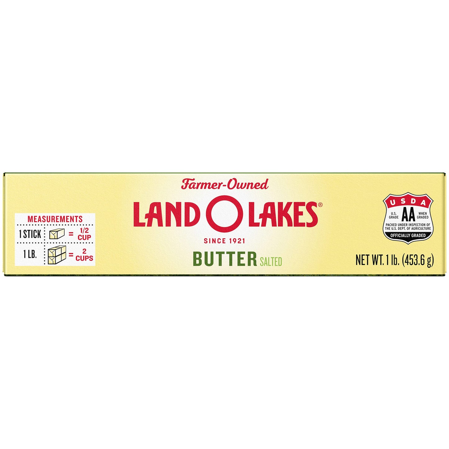 Land O Lakes Salted Butter, Made with Sweet Cream and Salt, 4 sticks, 1 lb pack