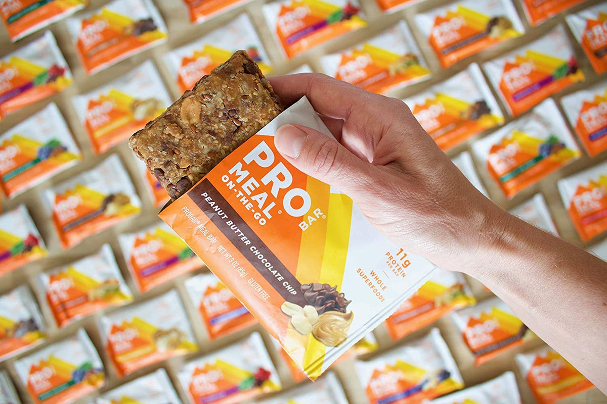 Probar Meal Bar Variety Pack - 12 Flavors, Non-GMO, Gluten-Free, Plant-Based, 3 Ounce (Pack of 12)