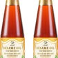 Soeos Sesame Oil, Toasted Sesame Seed Oil, 8.45 Fl Oz (250 ml) Pack of 2, Total 500 ml, Nutty Flavor, Perfect for Asian Food, No