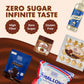 ChocZero Dark Chocolate Chips - Sugar Free, Low Carb, Keto Friendly - 20 Ounce Bulk Bag for Baking