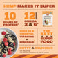 Manitoba Harvest Hemp Seeds, 10g Plant Based Protein & 12g Omega 3 & 6 per Serving | For smoothies, yogurt & salad | Non-GMO, Ve