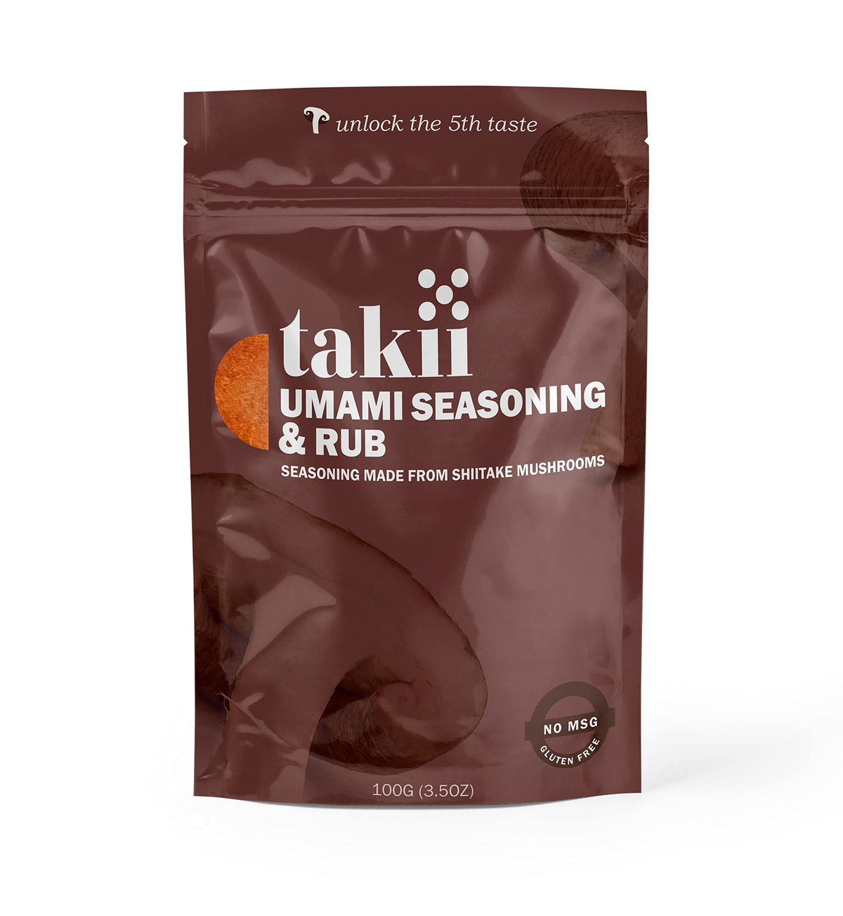 Takii Umami Seasoning & Rub, Shiitake Mushroom Flavor, 3.5 Ounce Pack
