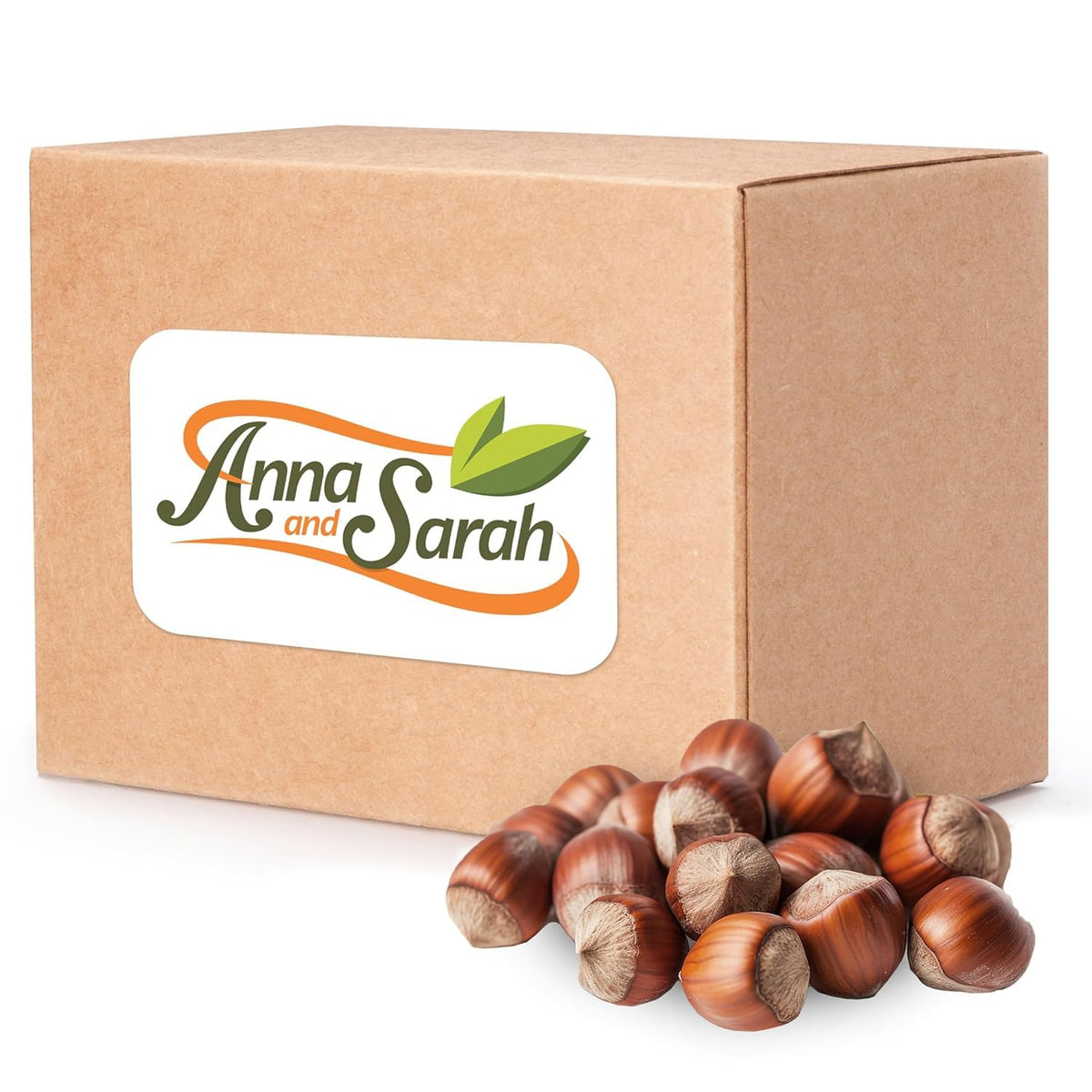Anna And Sarah 10 Lbs Oregon Large Hazelnuts In Shell  Kosher  Whole Non-Gmo  Fresh Buttery Taste And Easy To Break In Box (160 Oz)
