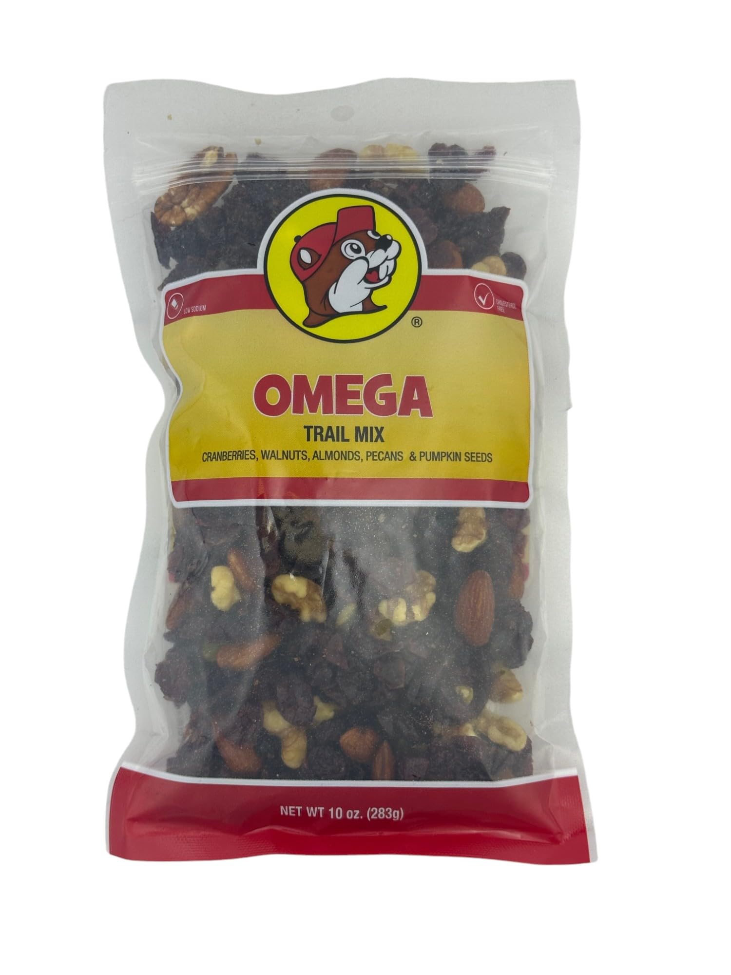 Buc-ees High Protein Trail Mix with Dried Fruit and Nuts, 10 Ounce Resealable Bag