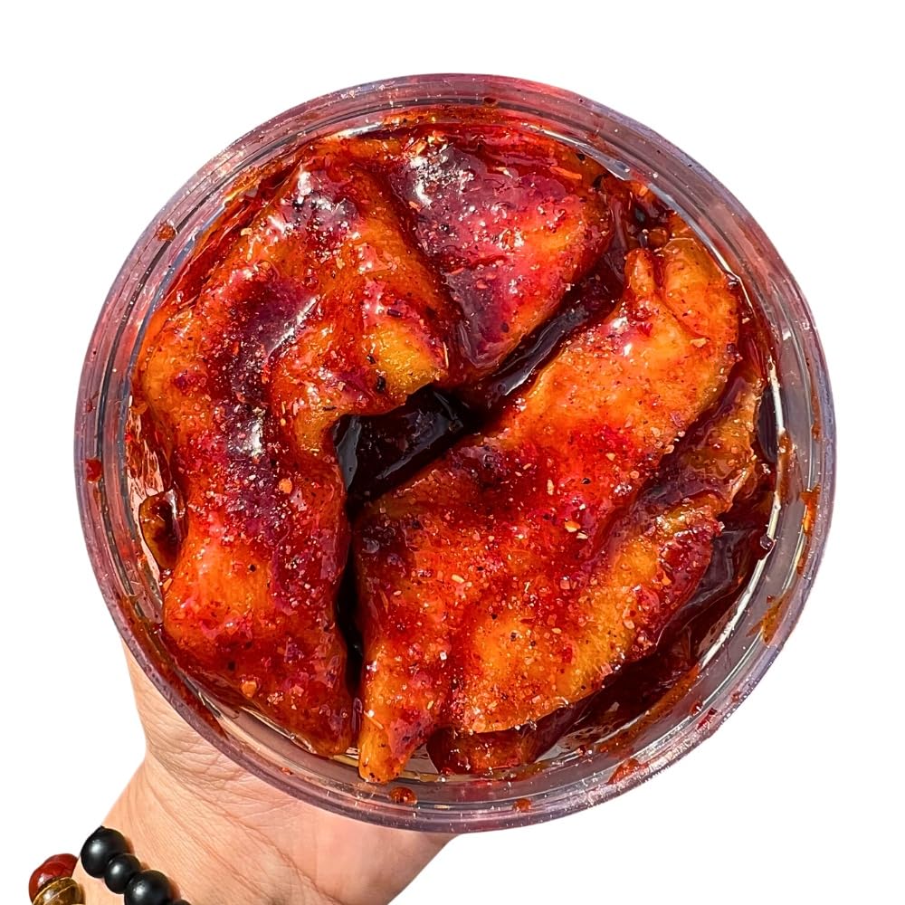 Chilitos Chamoy Candy - Sweet, Sour & Spicy Gummy Treats - 16 oz Jar, Authentic Mexican Dulces, As Seen on TikTok