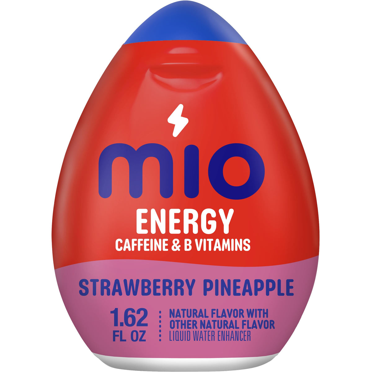 MiO Energy Liquid Water Enhancer - Strawberry Pineapple Smash - 12 Count - 1.62 Fl Oz