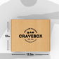 CRAVEBOX Snack Box Variety Pack, 80 Count Care Package for Kids and mature-themeds, Birthday  , Cookies, Chips, Gift Basket