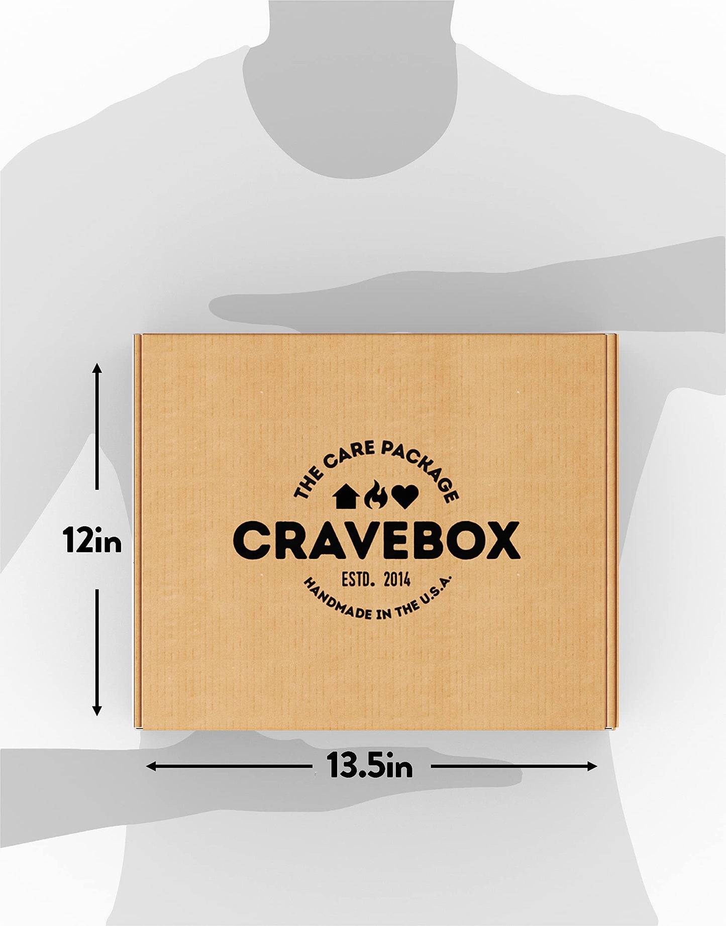 CRAVEBOX Snack Box Variety Pack, 80 Count Care Package for Kids and mature-themeds, Birthday  , Cookies, Chips, Gift Basket