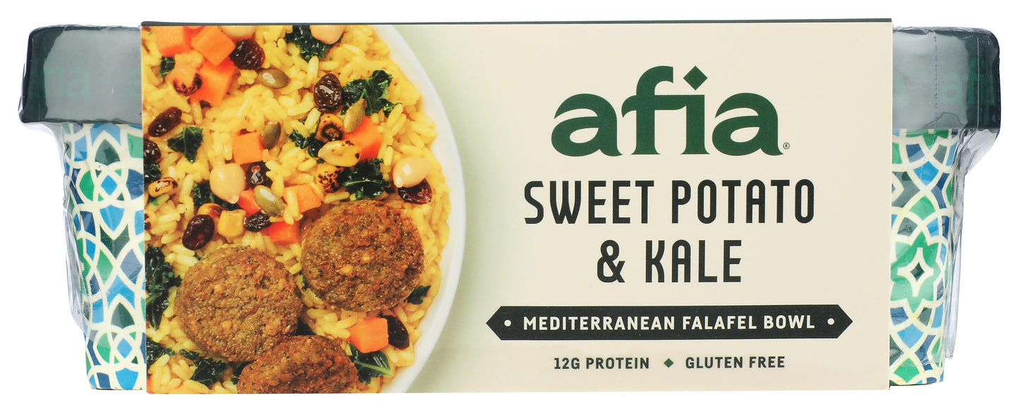 Afia Sweet Potato & Kale Mediterranean Falafel Bowl, 10 Oz