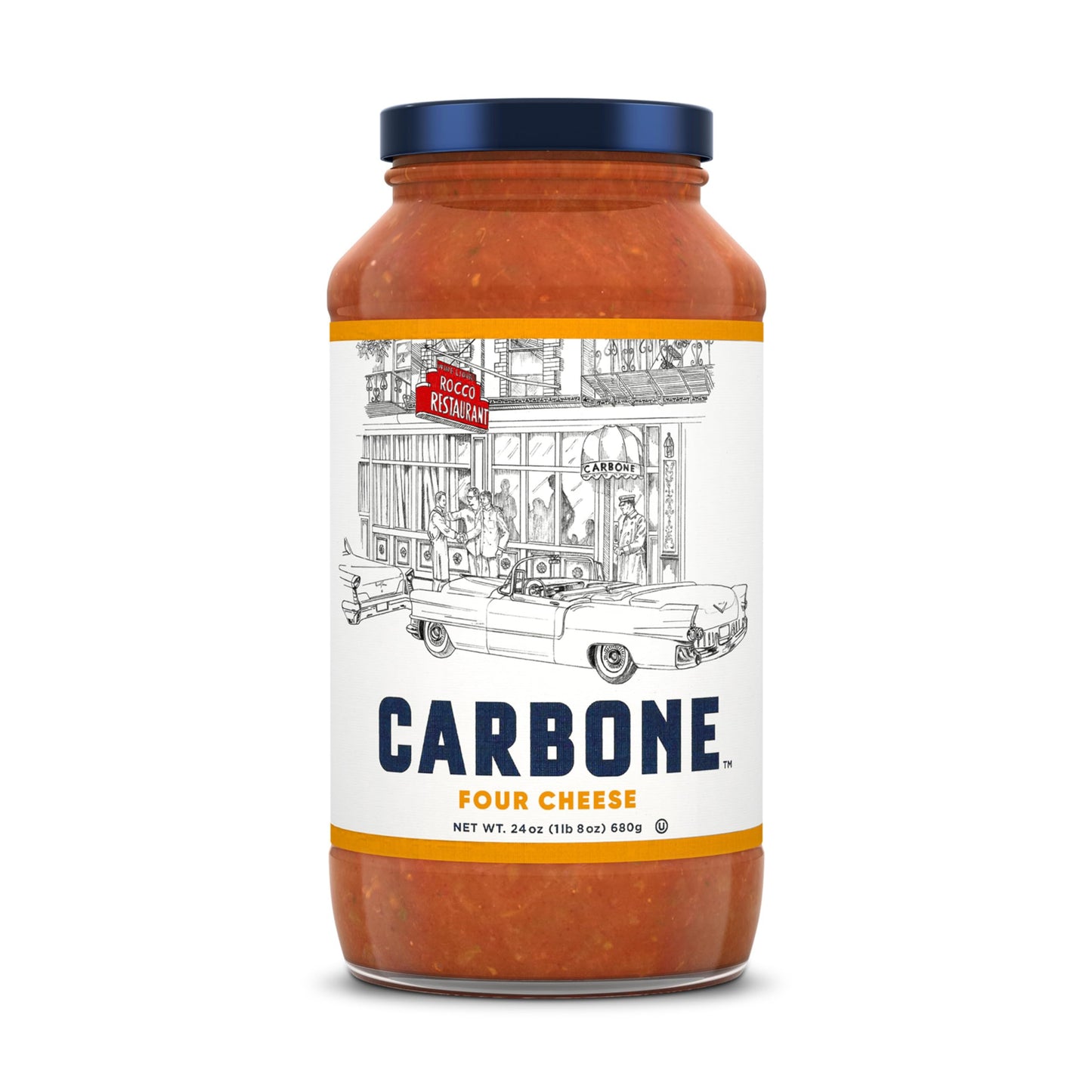 CARBONE Four Cheese Pasta Sauce, 24 OZ