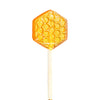 Sparko Sweets Sea Salt Honeycomb Lollipops, Made In Usa, No Artificial Ingredients, No Corn Syrup, 40 Pieces, 1.3-Inch Diameter, 1.5 Lbs, Gold – Ideal For Tea Stirrers, Sore Throat Remedy, And Gifts