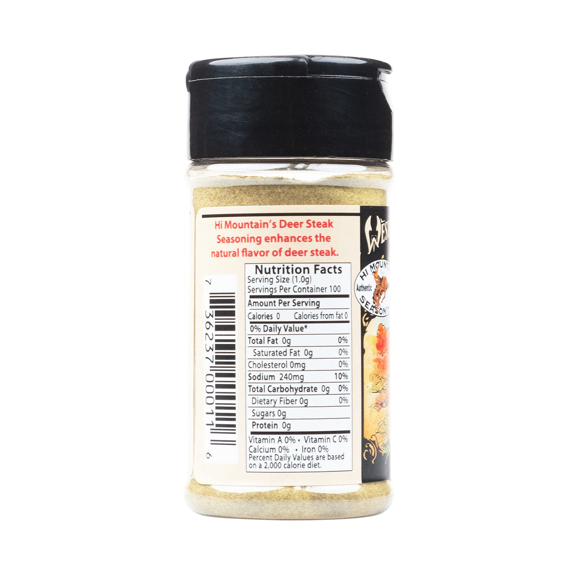 Hi Mountain Western Style Gourmet Seasoning - DEER STEAK