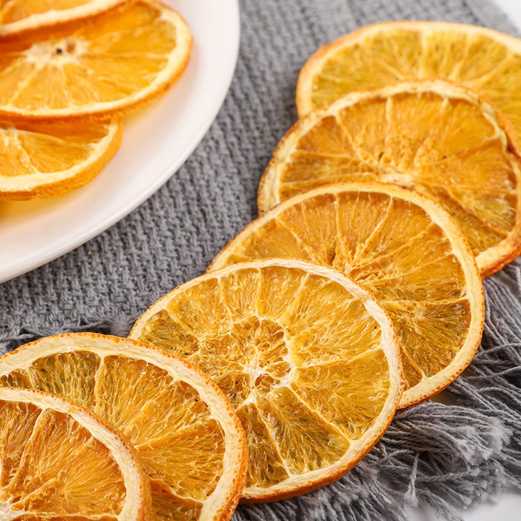 Mkostlich Dried Orange Slices, Natural, No Sugar Added, 3.52oz/100g