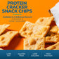 Wonderslim Protein Cracker Snack Chips, Cheddar, Low Fat & Gluten Free (10Ct)