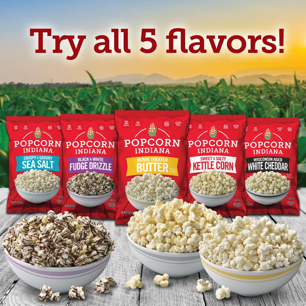 Popcorn Indiana Movie Theater Butter - Family Pack - 4.75 Oz (Pack of 12)