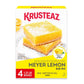 Krusteaz Meyer Lemon Bar Mix, Made with Real Lemons, 19.35 oz Box (Pack of 4)