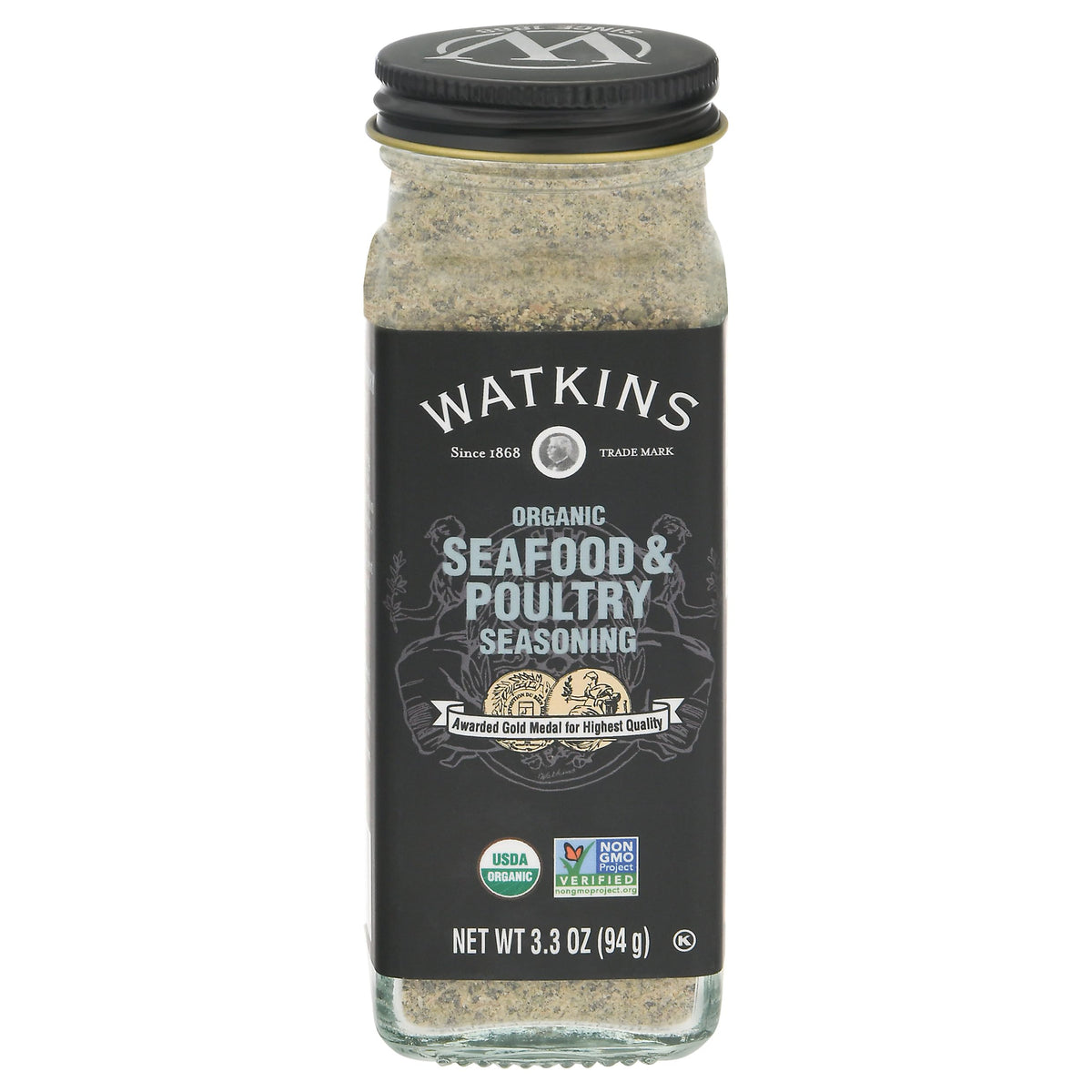 Watkins Organic Seafood & Poultry Seasoning 3.3 ounces