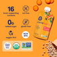 Cerebelly Organic Baby Food Pouches, Carrot Chickpea Purees, 16 Nutrients, No Added Sugar, Fiber & Non-Gmo, 4Oz, 12 Pack