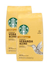 Starbucks Veranda Blend Coffee, Blonde Roast Ground Coffee, Made with 100% Arabica Coffee, FlavorLock Packaging for Fresh Flavor