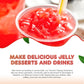New Fanale Coconut Jelly Topping Nata De Coco For Boba Tea | Ice Cream | Yogurt | Smoothie | Milk Tea | Desserts Strawberry, 8.3