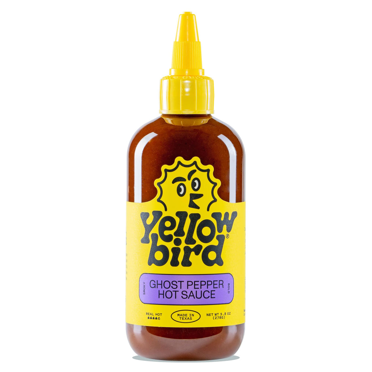Yellowbird Sauce Ghost Pepper Condiment - Case of 6 - 9.8 OZ(D0102HXP19Y.)