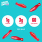 SmartSweets Sweet Fish Minis Snack Pack | 0.78 oz (Pack of 8) | Low Sugar and Calorie Sweet Gummy Candy | Healthy Snacks for Kid