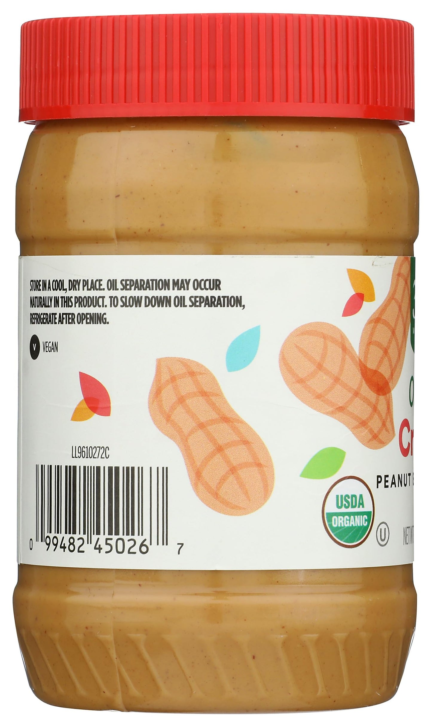 365 by Whole Foods Market Organic Sweetened Smooth Peanut Butter, 16 OZ - Creamy, Delicious, Naturally Sweetened