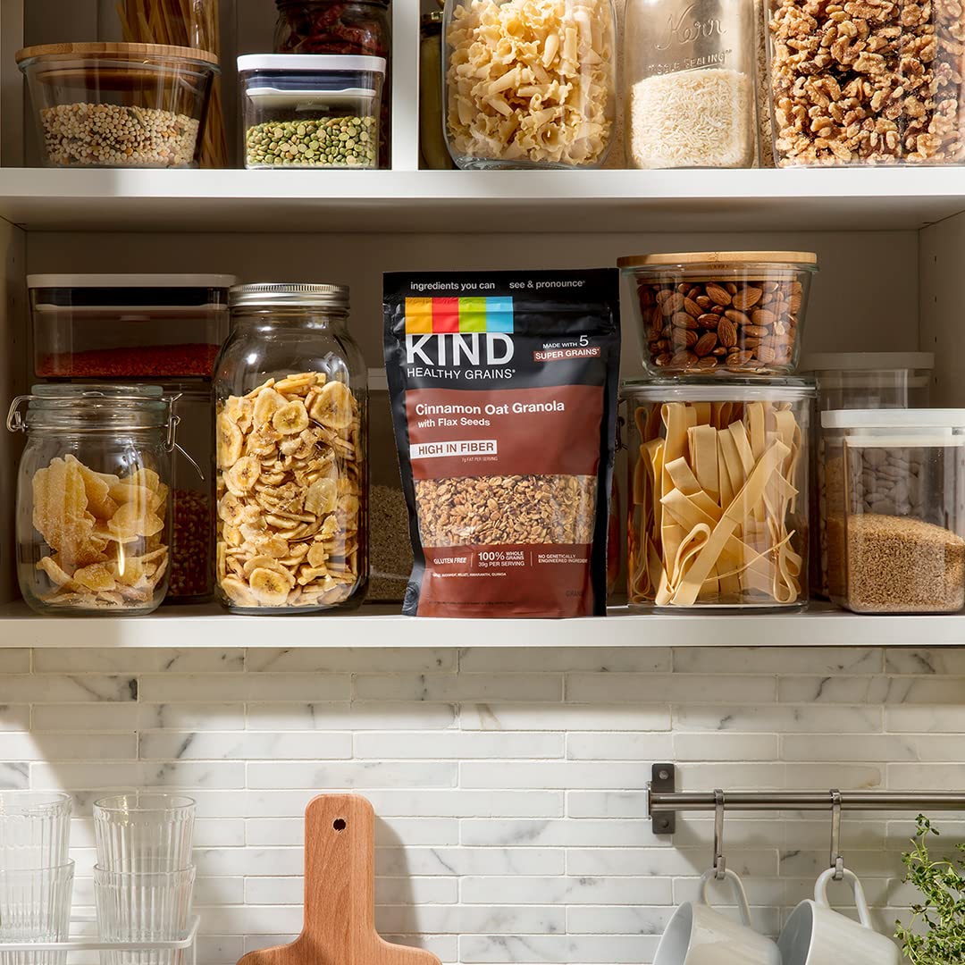 KIND Healthy Grains Clusters, Cinnamon Granola, Healthy Snacks, Gluten Free, 3 Count
