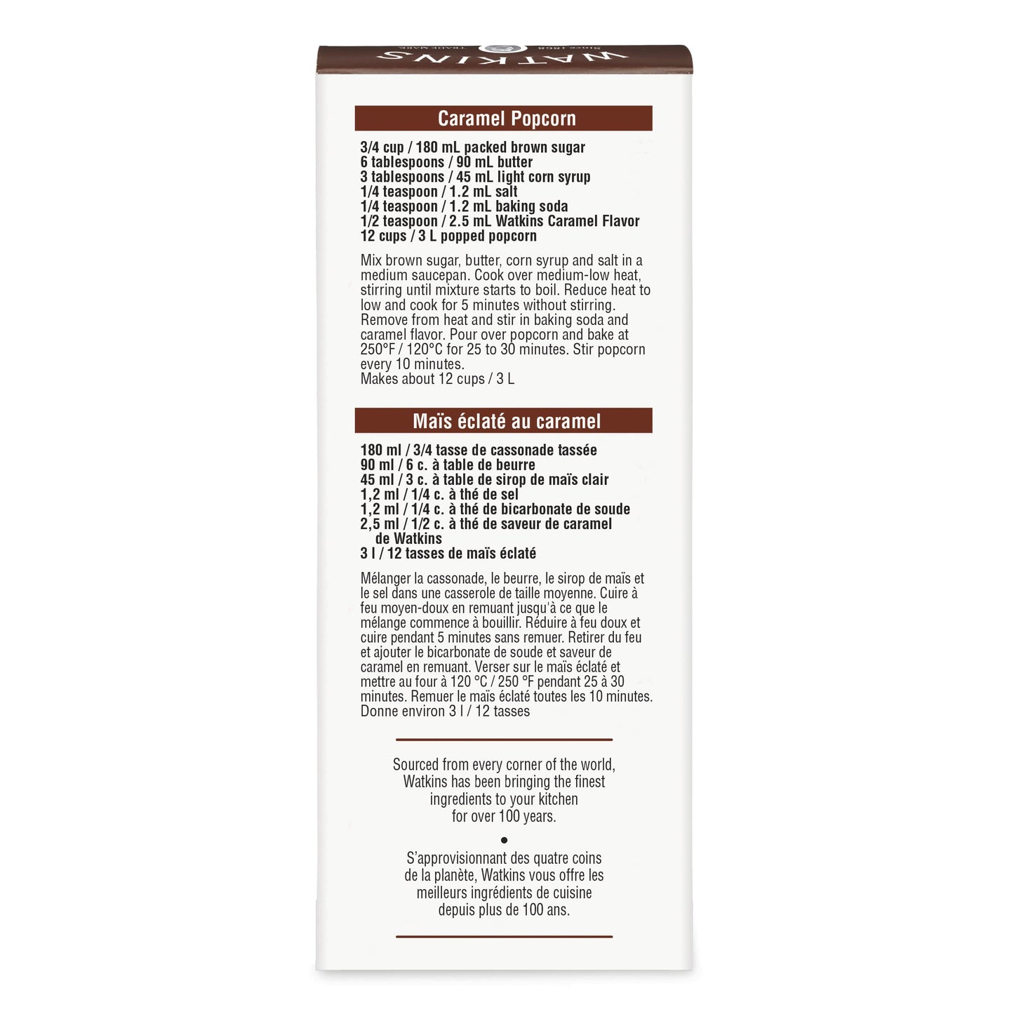 Watkins Caramel Flavoring, Natural Flavors, 2 Fl Oz (Pack of 1), Model 60445