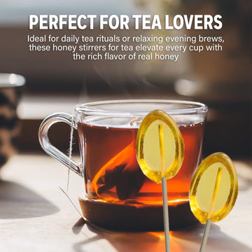 Melville Candy Clover Honey Spoons [For Tea Lovers] Gluten-Free 5 Count