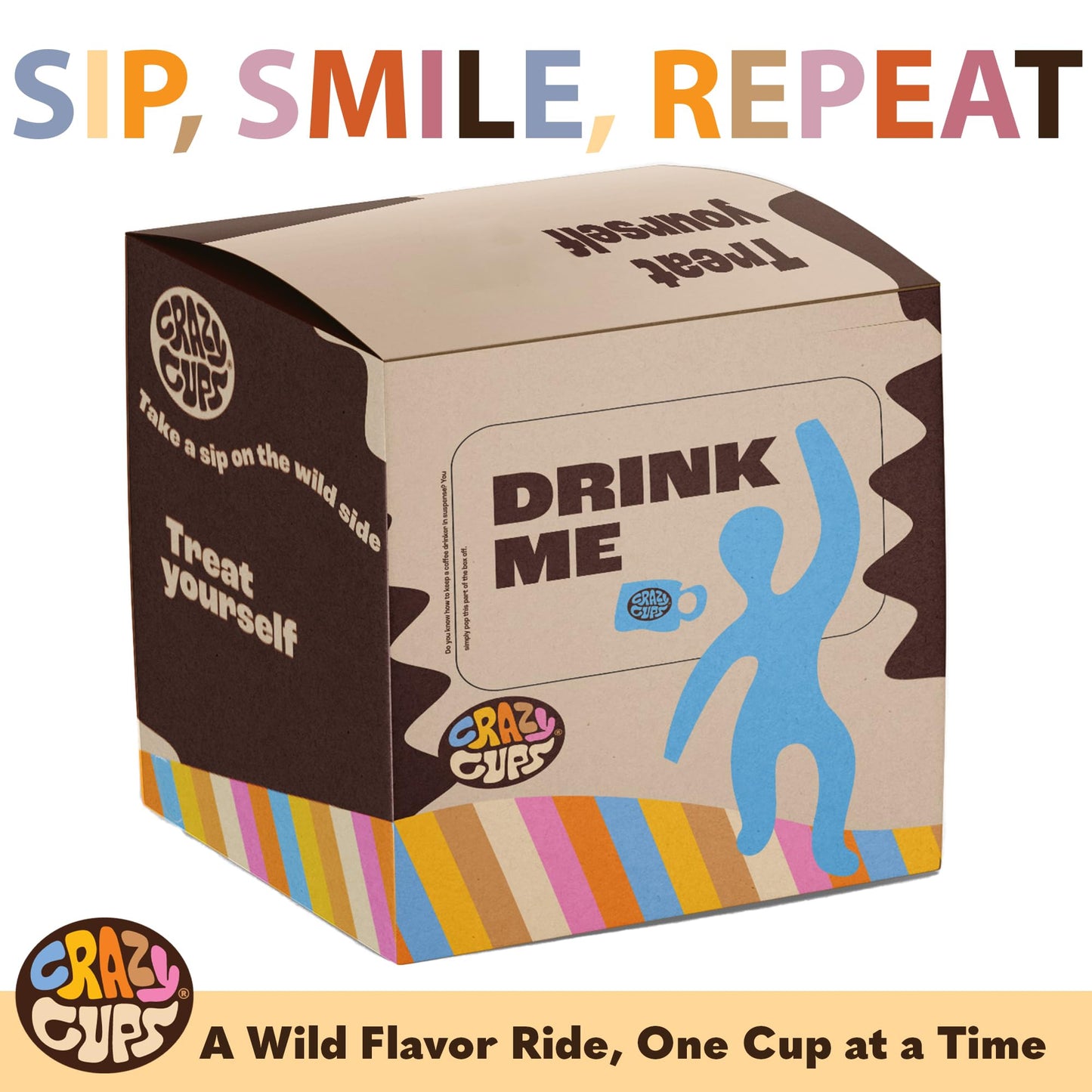 Crazy Cups Fall Coffee Pods Variety Pack For Keurig K Cup Coffee Maker, Single Serve Fall Flavor Coffee Pods, Seasonal Favorites Fall Blend Sampler, 30 Count