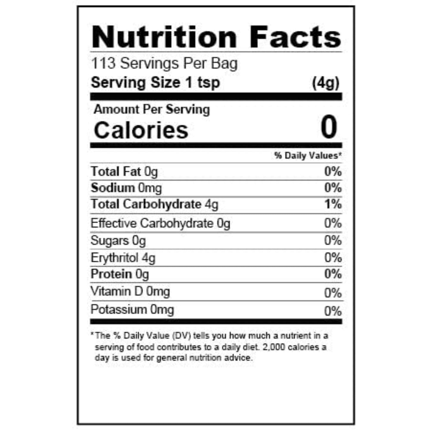 HEALTH GARDEN Monk Fruit Sweetener - Non GMO, Gluten Free, Keto Friendly - 16 Ounce (Pack of 1)