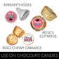 Pink Graduation Party Stickers For Kisses Candy, Chocolate Drops, 2025 Grad Party Favors - 180 Count