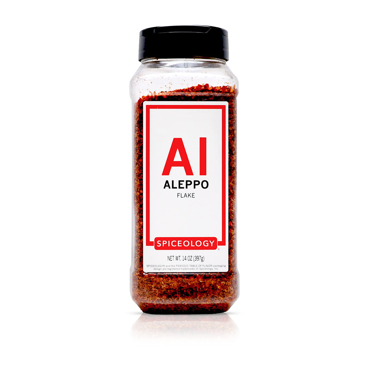 Spiceology - Aleppo Pepper Flakes - Dried Ground Aleppo Pepper - Chiles - Bulk Spices - Spices and Sesonings - 14 oz