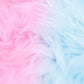 Fruidles Cotton Candy Blue and Pink Party Flavors Supplies Birthday Treats for Kids, Kosher, 3oz Bag (6-Pack)