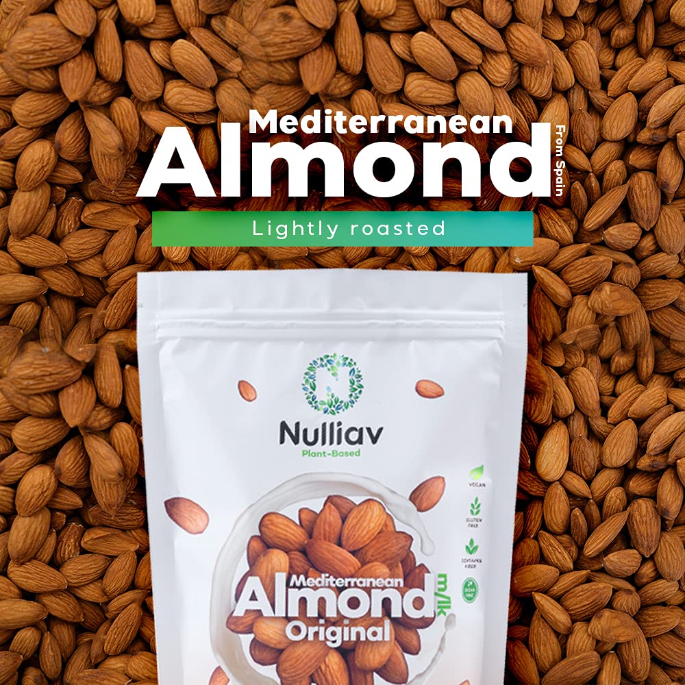 NULLIAV Mediterranean Almond Milk Powder Original - 15.5 Oz, Pack of 1