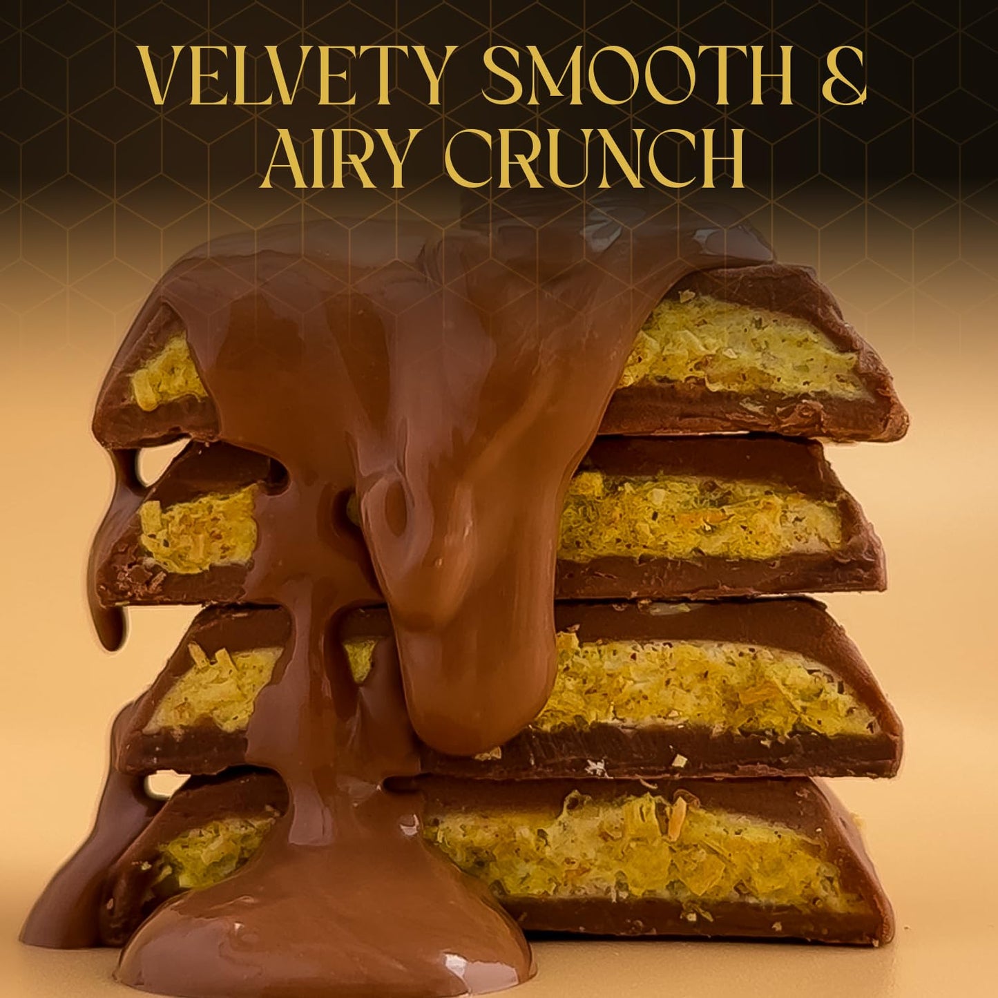 Authentic Dubai-Style Chocolate Bar | 7 oz of elegant Middle Eastern Indulgence | enhanced Milk Chocolate  Golden Kadayif Crisps  Velvety Tahini & Hand-Harvested Pistachios - Imported from Turkey