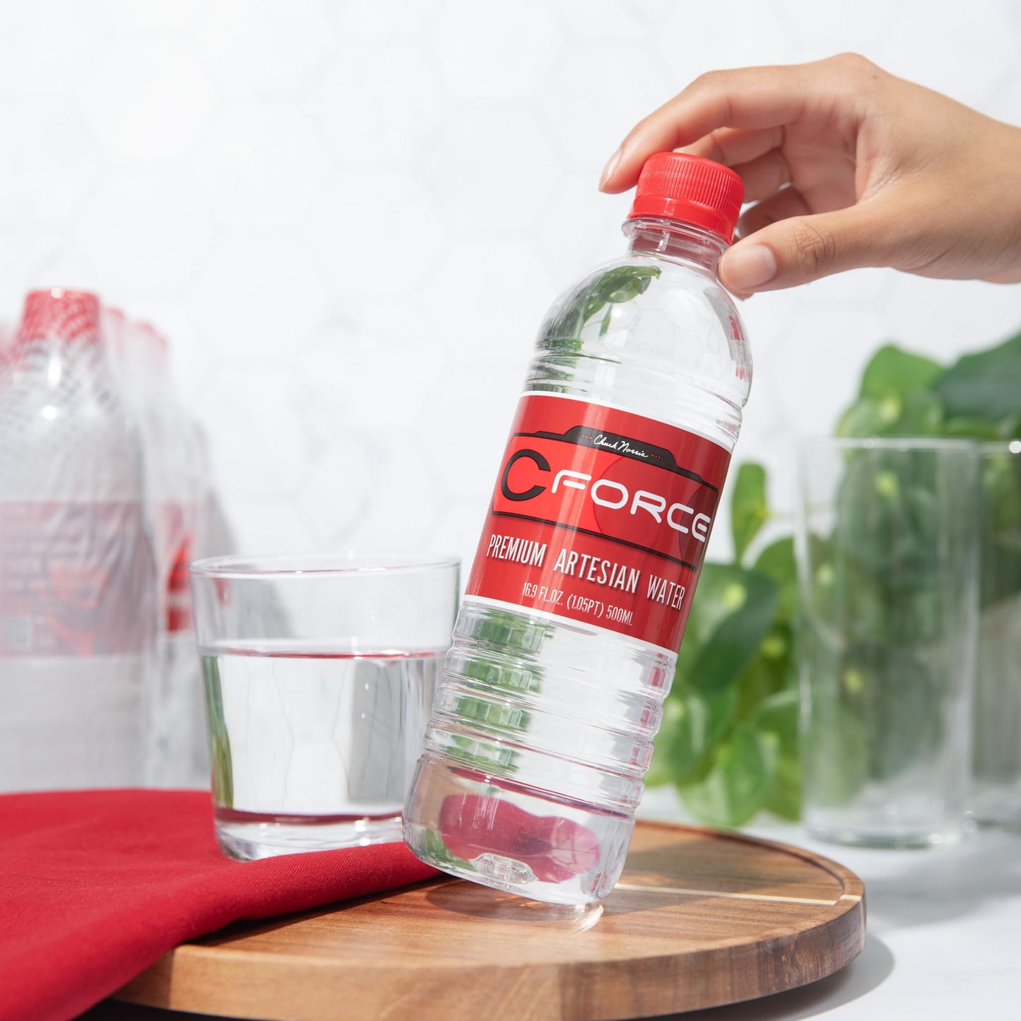 CFORCE Naturally Alkaline Water - 16.9oz (500ml) - 24 Pack