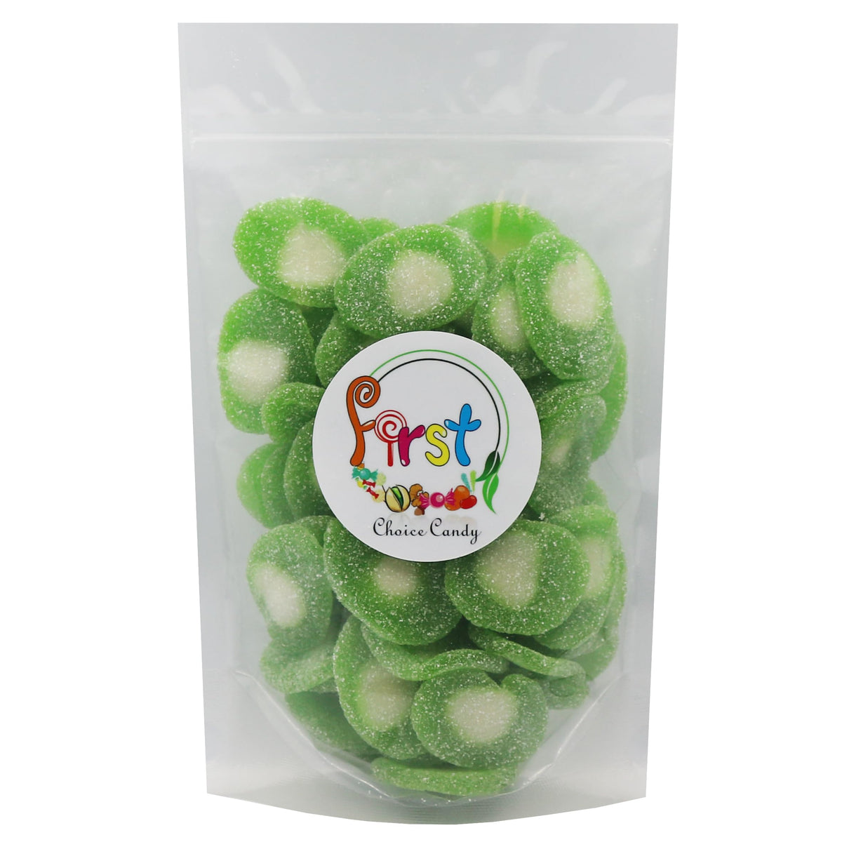 Firstchoicecandy Gummy Fruit Candy (Sour Kiwi Slices, 5 Pound (Pack Of 1))