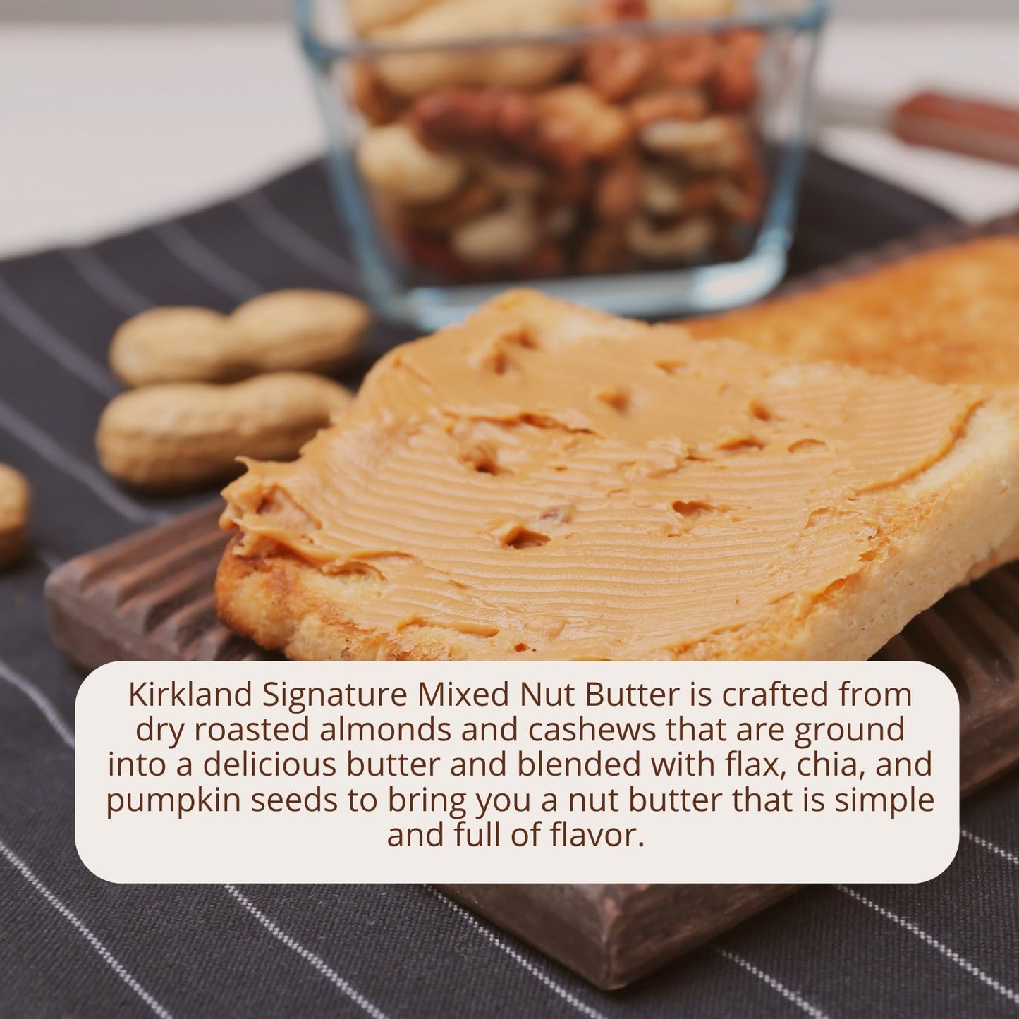 KIRKLAND Signature Mixed Nut Butter, 27 Ounce - Creamy & Delicious Nut Spread