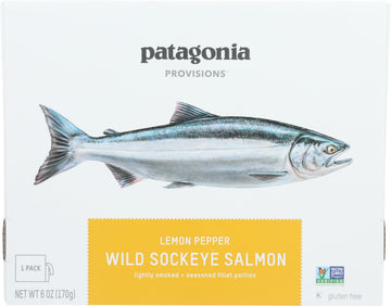 Patagonia - Salmon Wld Sckeye Lemon Pepper - Case Of 6-6 Oz(D0102H7Issy.)