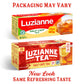 Luzianne Unsweetened Half-Caff Iced Tea Bags, Family Size, 18 Count, Pack of 6 - Refreshing Iced Tea for Home or Office